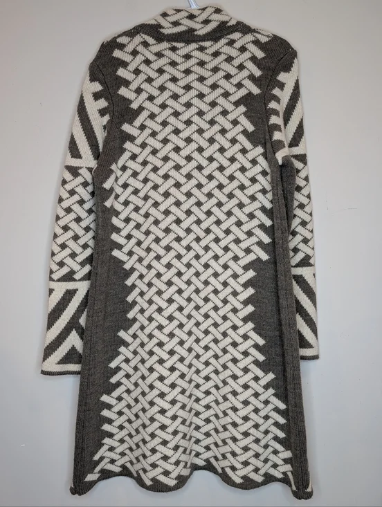 Vintage Cocogio Made in Italy Alpaca Blend Long Cardigan Duster XL - Picture 2 of 8